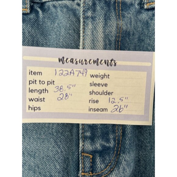 2/$30 ZARA Size 4 High-Waisted Blue Denim Jeans - Picture 13 of 14